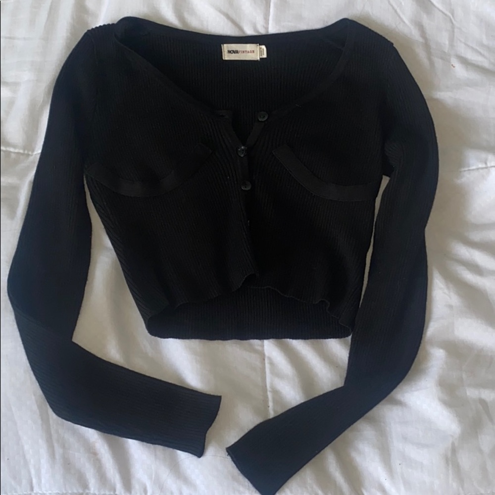 Cropped cardigan